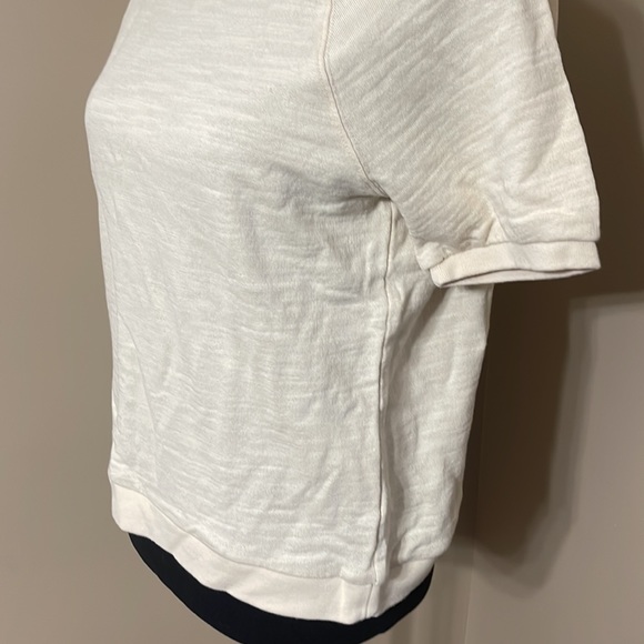 J. Crew Short-sleeve Cotton Sweatshirt - Picture 3 of 7